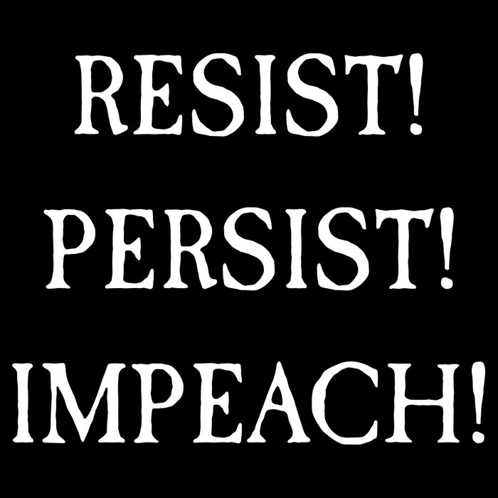Anti Trump Resist Persist Impeach Impeachment Doggie Tank