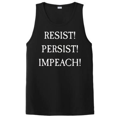 Anti Trump Resist Persist Impeach Impeachment PosiCharge Competitor Tank