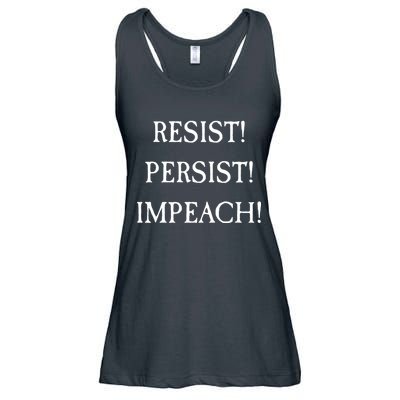 Anti Trump Resist Persist Impeach Impeachment Ladies Essential Flowy Tank