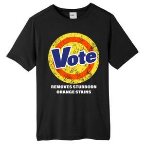 Anti-Trump Vote Removes Stubborn Orange Stains Funny Tall Fusion ChromaSoft Performance T-Shirt