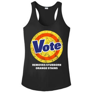 Anti-Trump Vote Removes Stubborn Orange Stains Funny Ladies PosiCharge Competitor Racerback Tank