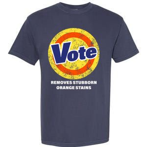 Anti-Trump Vote Removes Stubborn Orange Stains Funny Garment-Dyed Heavyweight T-Shirt