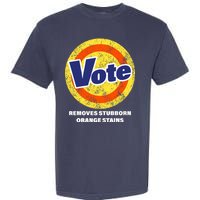 Anti-Trump Vote Removes Stubborn Orange Stains Funny Garment-Dyed Heavyweight T-Shirt