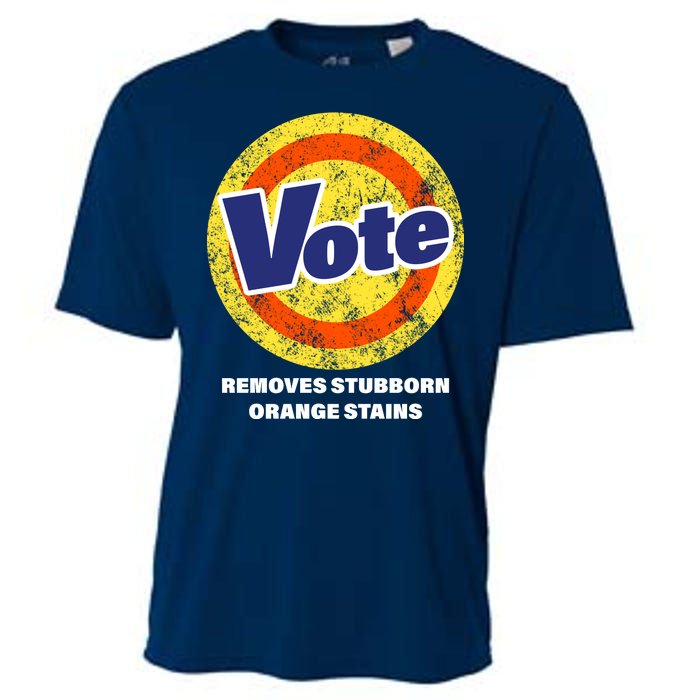 Anti-Trump Vote Removes Stubborn Orange Stains Funny Cooling Performance Crew T-Shirt