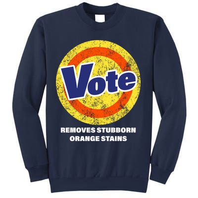 Anti-Trump Vote Removes Stubborn Orange Stains Funny Sweatshirt