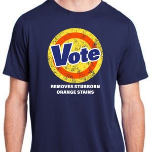 Anti-Trump Vote Removes Stubborn Orange Stains Funny Adult ChromaSoft Performance T-Shirt