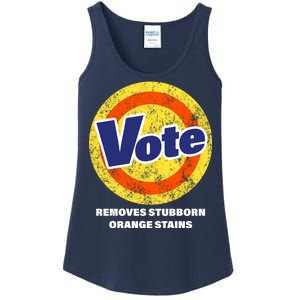 Anti-Trump Vote Removes Stubborn Orange Stains Funny Ladies Essential Tank