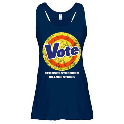 Anti-Trump Vote Removes Stubborn Orange Stains Funny Ladies Essential Flowy Tank