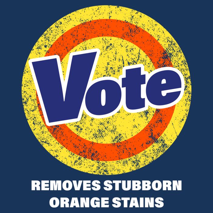 Anti-Trump Vote Removes Stubborn Orange Stains Funny Flatbill Hat