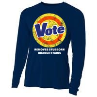 Anti-Trump Vote Removes Stubborn Orange Stains Funny Cooling Performance Long Sleeve Crew