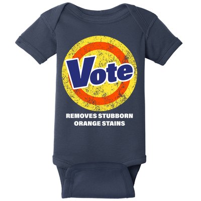 Anti-Trump Vote Removes Stubborn Orange Stains Funny Baby Bodysuit