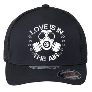 Anti-Valentine Love Is In The Air Flexfit Unipanel Trucker Cap