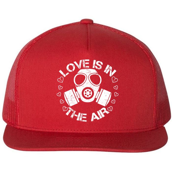 Anti-Valentine Love Is In The Air Flatbill Hat