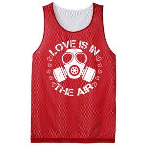 Anti-Valentine Love Is In The Air Mesh Reversible Basketball Jersey Tank