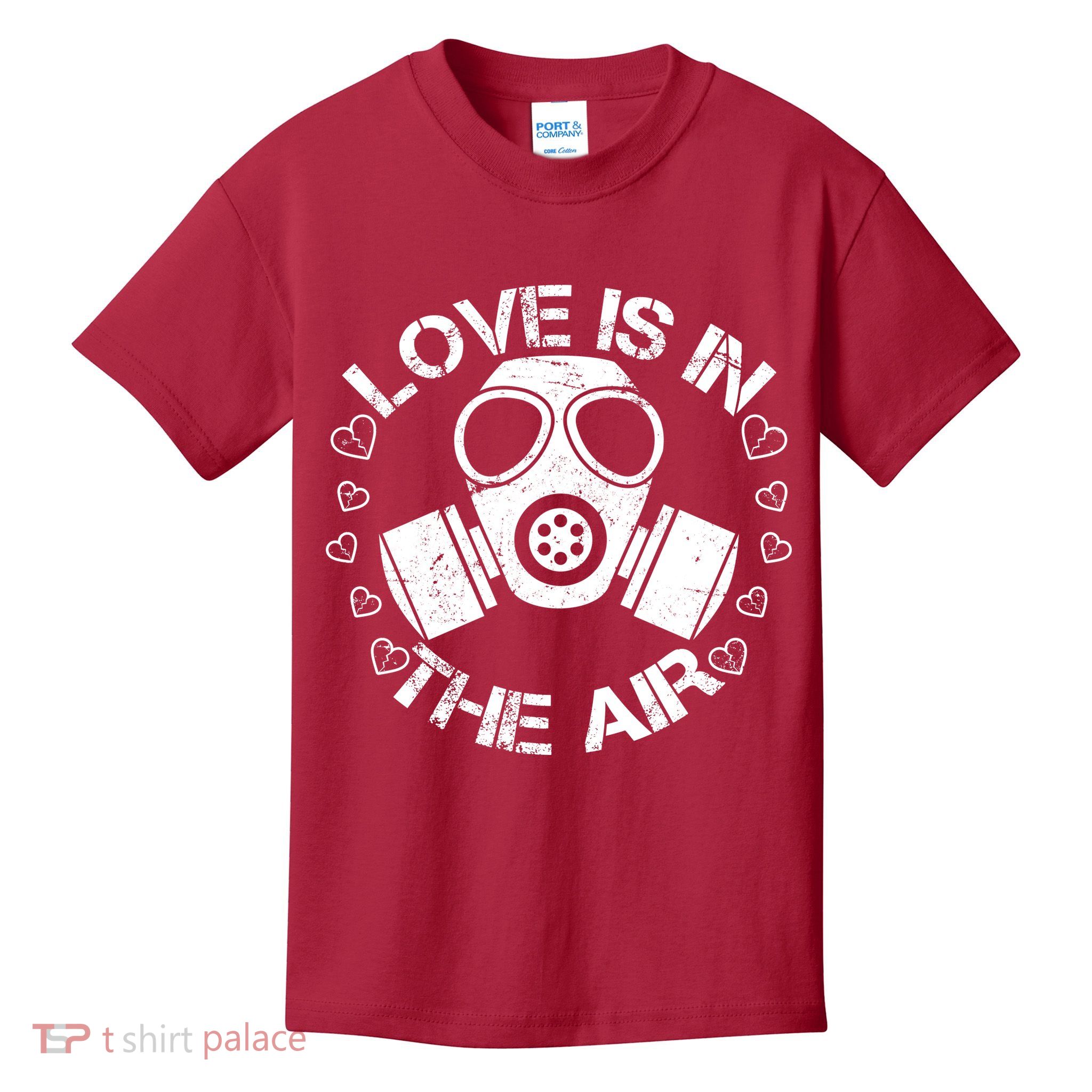 Anti-Valentine Love Is In The Air Kids T-Shirt