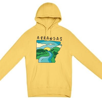 Arkansas Nature View Premium Pullover Hoodie