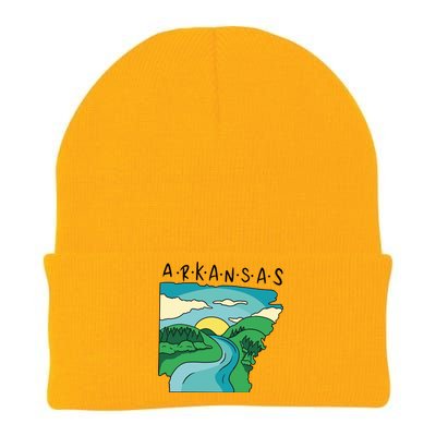 Arkansas Nature View Knit Cap Winter Beanie