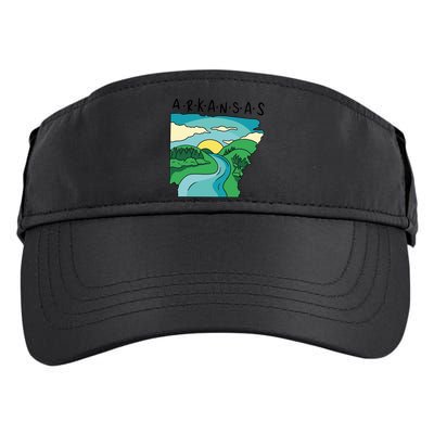 Arkansas Nature View Adult Drive Performance Visor