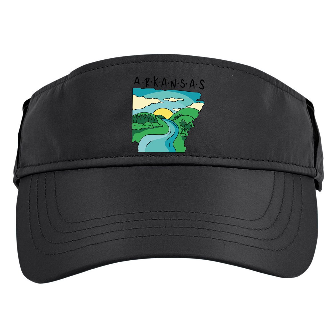 Arkansas Nature View Adult Drive Performance Visor