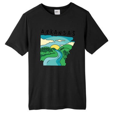 Arkansas Nature View Tall Fusion ChromaSoft Performance T-Shirt