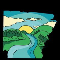 Arkansas Nature View Ladies Long Sleeve Shirt