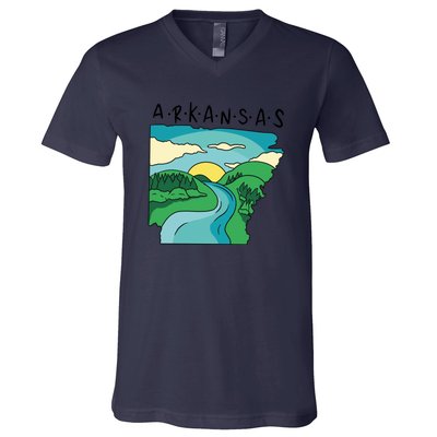 Arkansas Nature View V-Neck T-Shirt