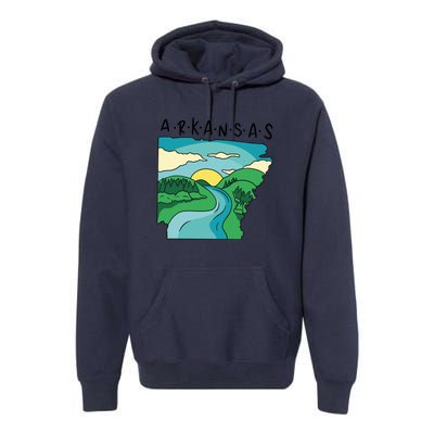 Arkansas Nature View Premium Hoodie