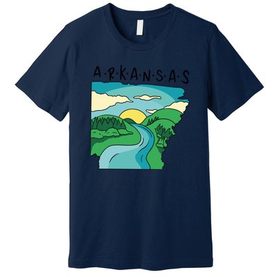 Arkansas Nature View Premium T-Shirt