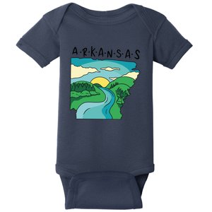 Arkansas Nature View Baby Bodysuit