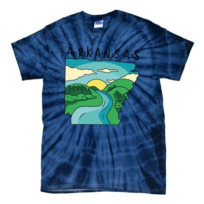 Arkansas Nature View Tie-Dye T-Shirt