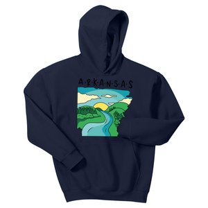 Arkansas Nature View Kids Hoodie