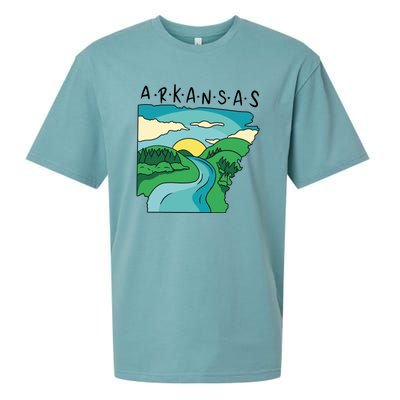 Arkansas Nature View Sueded Cloud Jersey T-Shirt