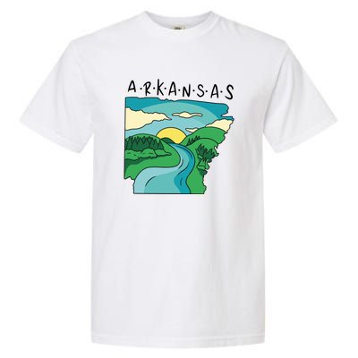 Arkansas Nature View Garment-Dyed Heavyweight T-Shirt