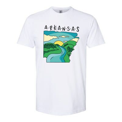 Arkansas Nature View Softstyle CVC T-Shirt