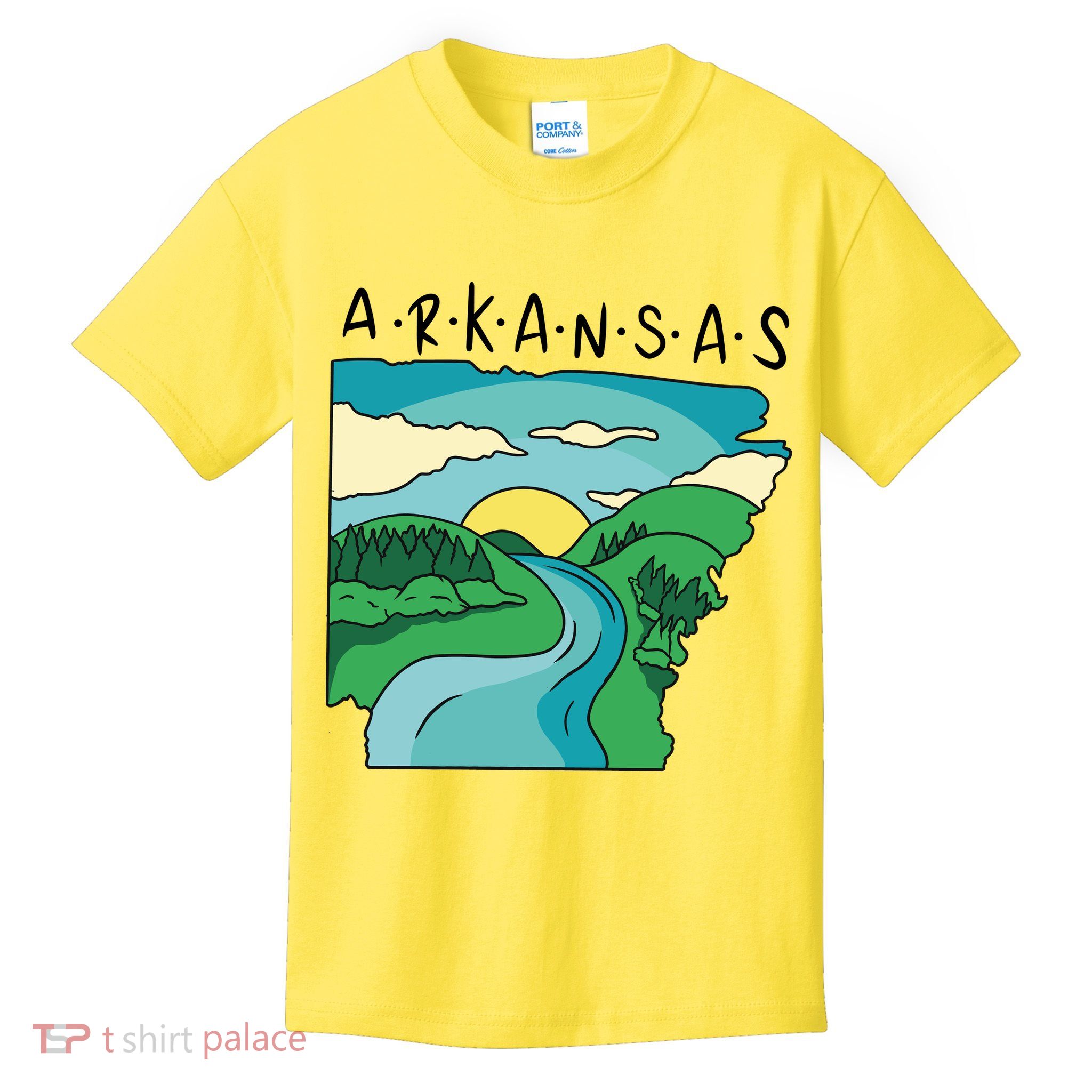 Arkansas Nature View Kids T-Shirt