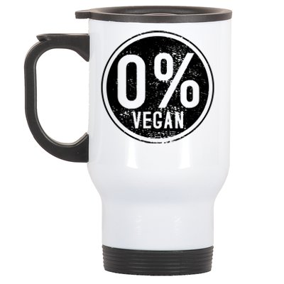 AntiVegan Non Vegetarian BBQ MeatEater Stainless Steel Travel Mug