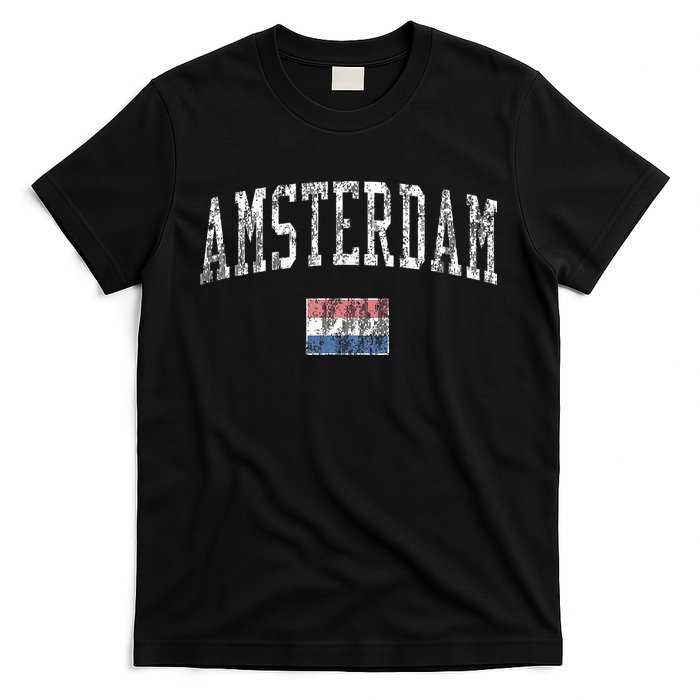Amsterdam Netherlands Vintage Sports T-Shirt