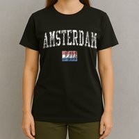 Amsterdam Netherlands Vintage Sports T-Shirt