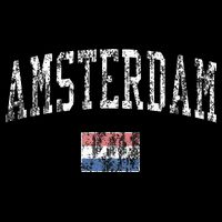 Amsterdam Netherlands Vintage Sports Baby Bodysuit