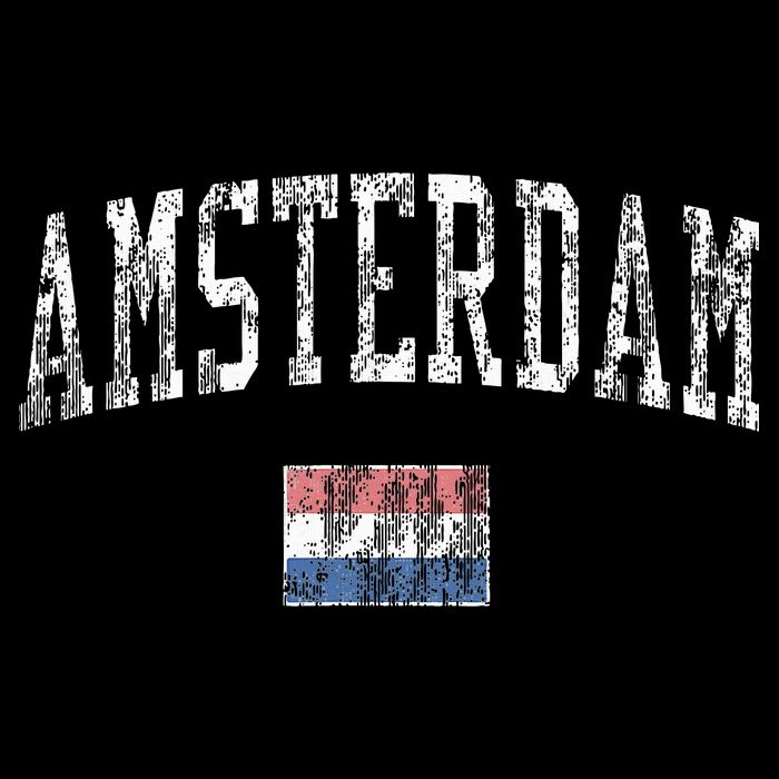 Amsterdam Netherlands Vintage Sports Baby Bodysuit