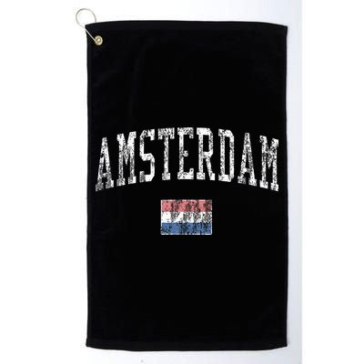 Amsterdam Netherlands Vintage Sports Golf Towel