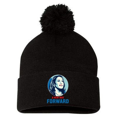 A New Way Forward 2024 Pom Pom 12in Knit Beanie