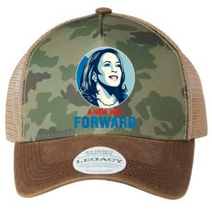 A New Way Forward 2024 Kamala Walz Legacy Tie Dye Trucker Hat