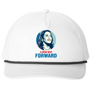 A New Way Forward 2024 Kamala Walz Snapback Five-Panel Rope Hat