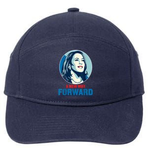 A New Way Forward 2024 Kamala Walz 7-Panel Snapback Hat