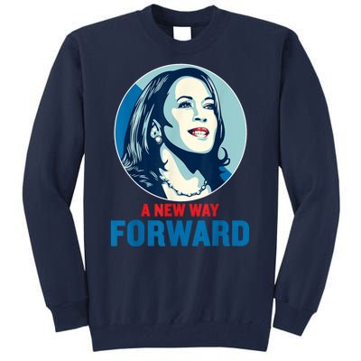 A New Way Forward 2024 Kamala Walz Tall Sweatshirt