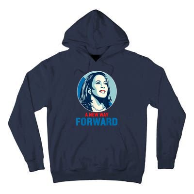 A New Way Forward 2024 Kamala Walz Tall Hoodie