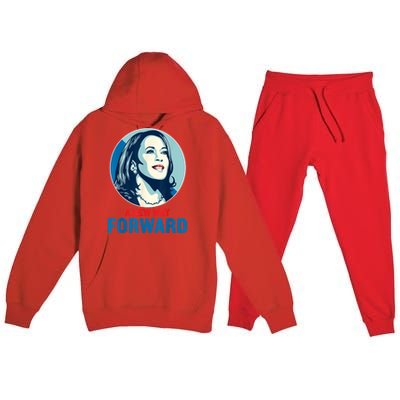 A New Way Forward 2024 Kamala Walz Premium Hooded Sweatsuit Set