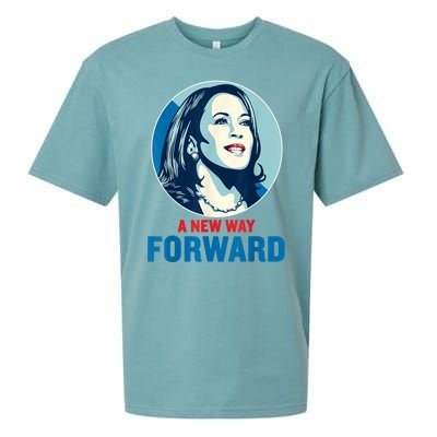 A New Way Forward 2024 Kamala Walz Sueded Cloud Jersey T-Shirt