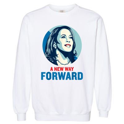 A New Way Forward 2024 Kamala Walz Garment-Dyed Sweatshirt